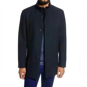 THEORY Essential Coat Eclipse Renew Melton NEW Size XL Wool Blend